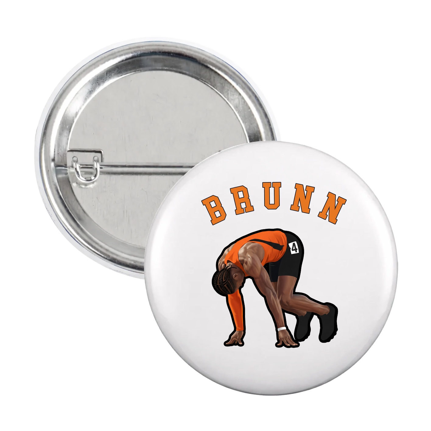 Game Day Button — Shirsey Arch in White