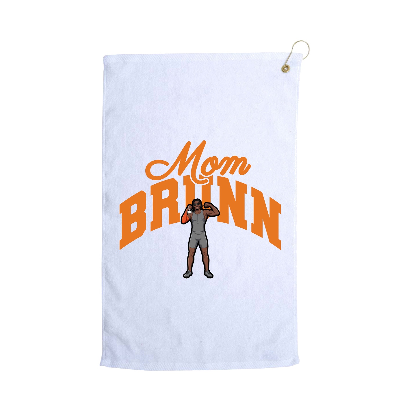 Golf Towel — Mothers Day Arch in White