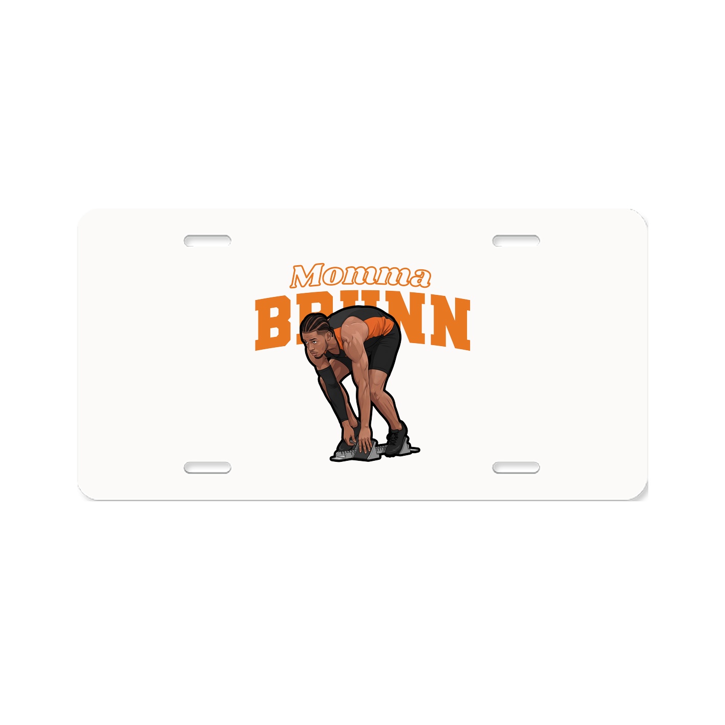 License Plate — Mothers Day Block in Classic
