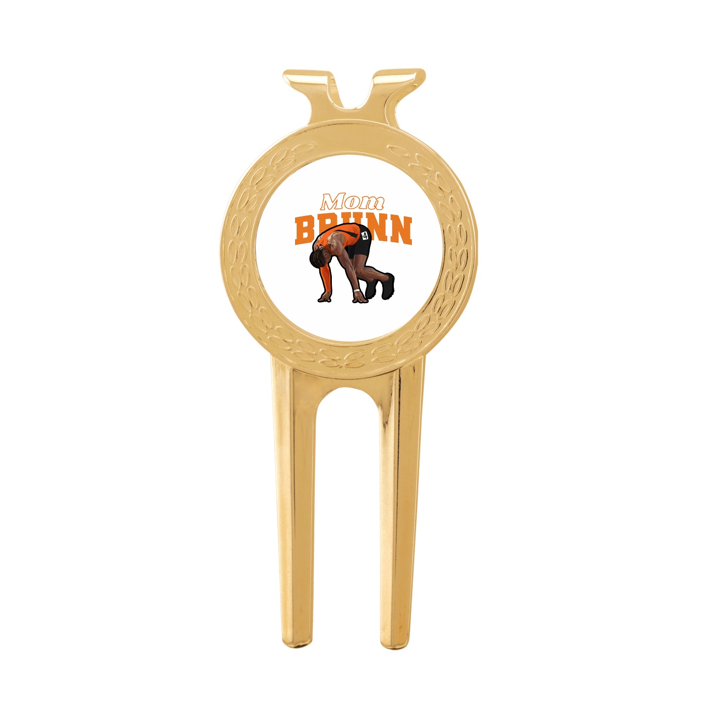 Divot Tool with Ball Marker — Mothers Day Block in Classic
