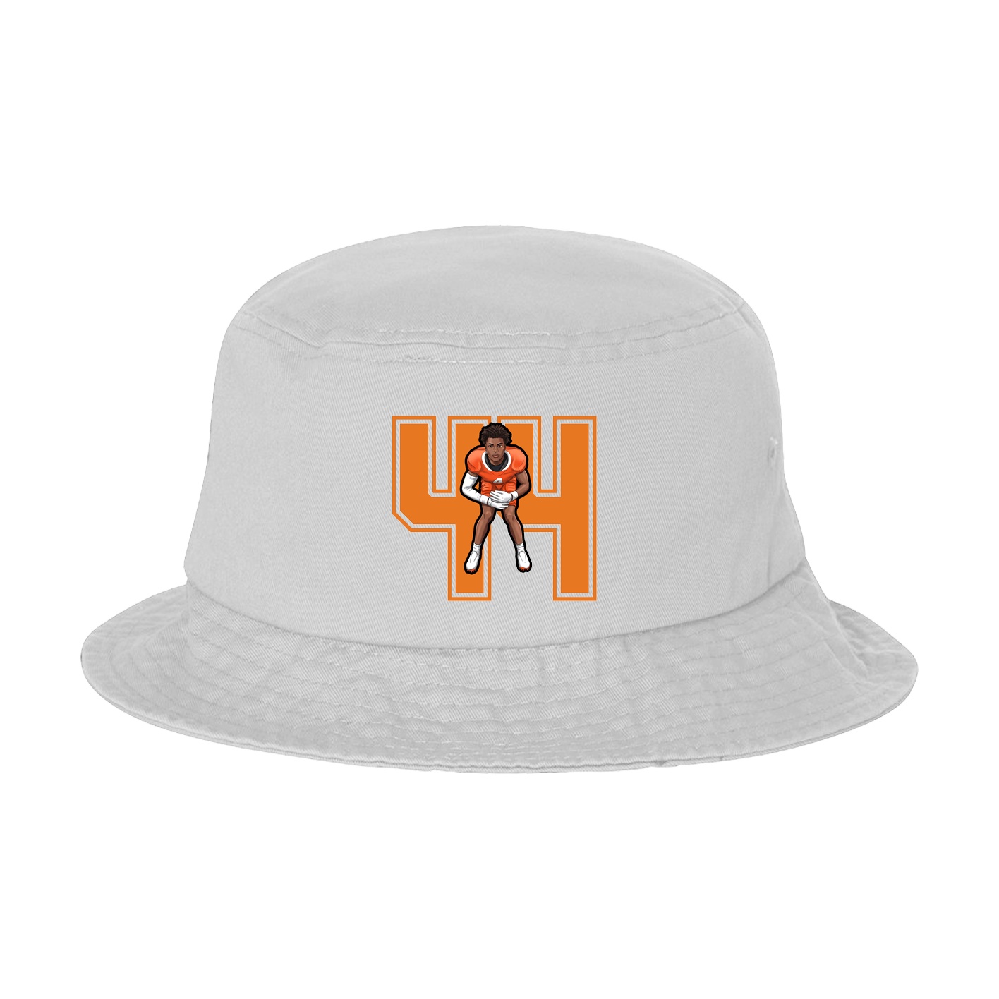 Bucket Cap — Number in White