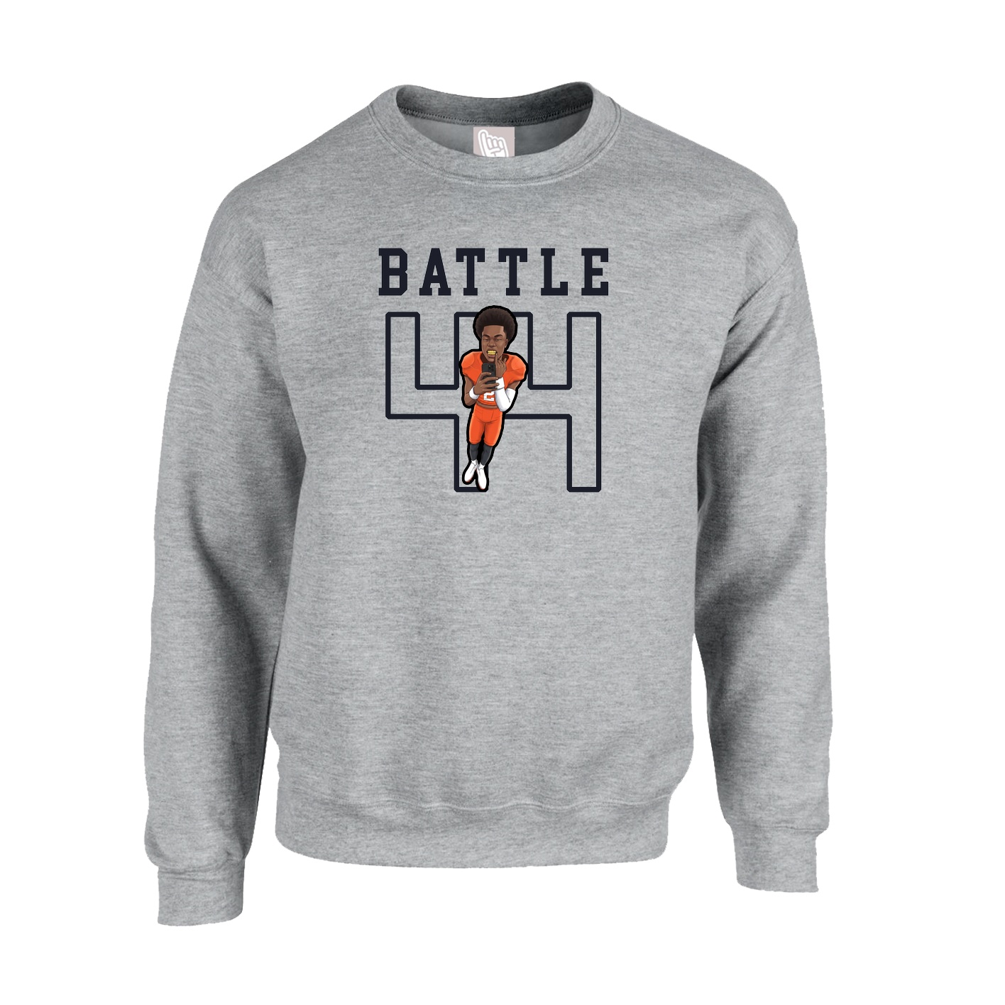 Fleece Crew — Shirsey in Grey
