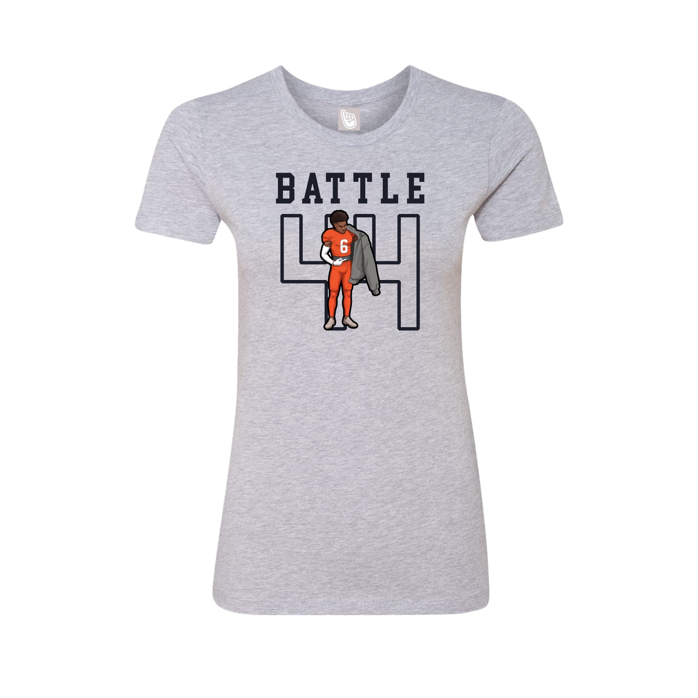 Fitted Women's Tee — Shirsey in Grey