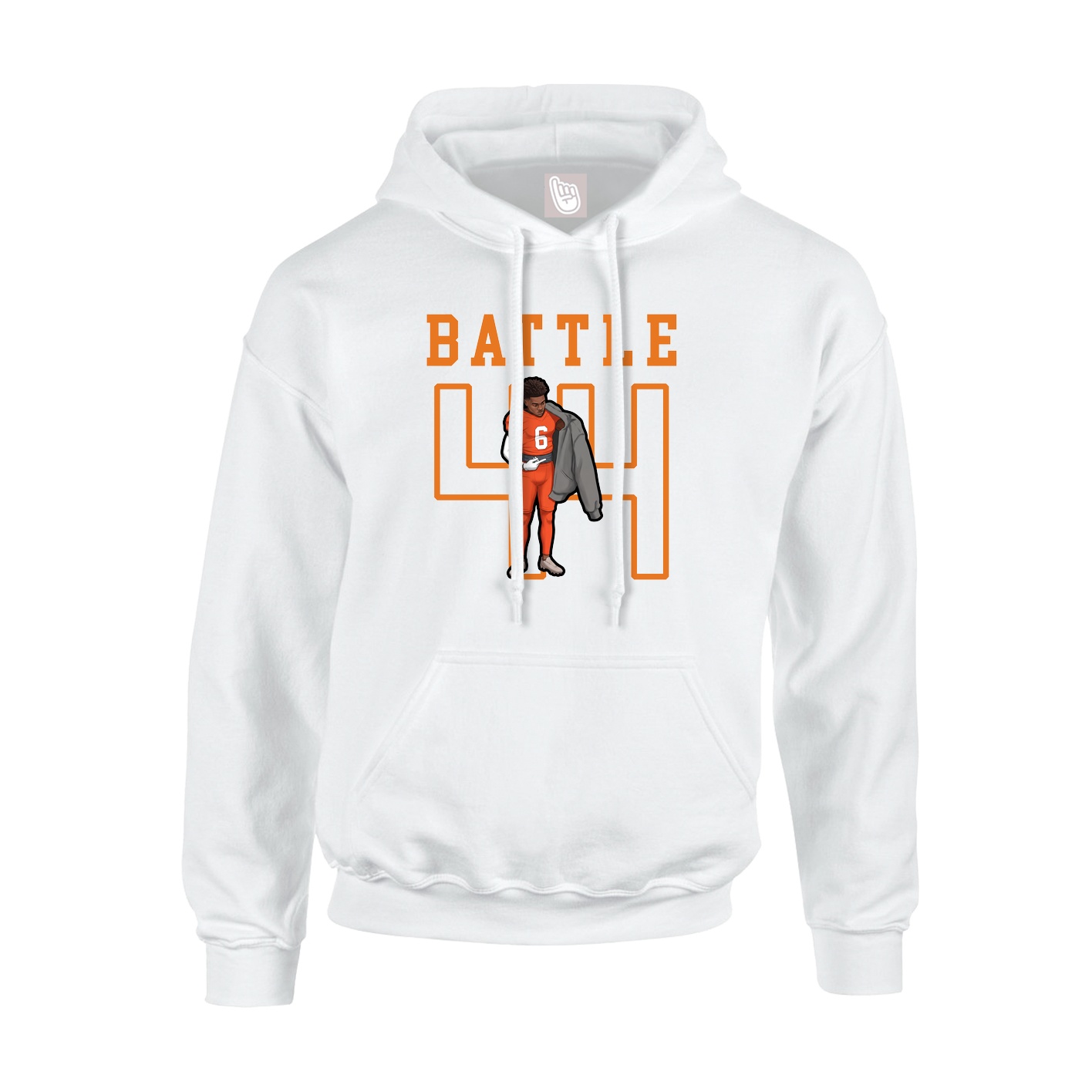 Hoodie — Shirsey in White