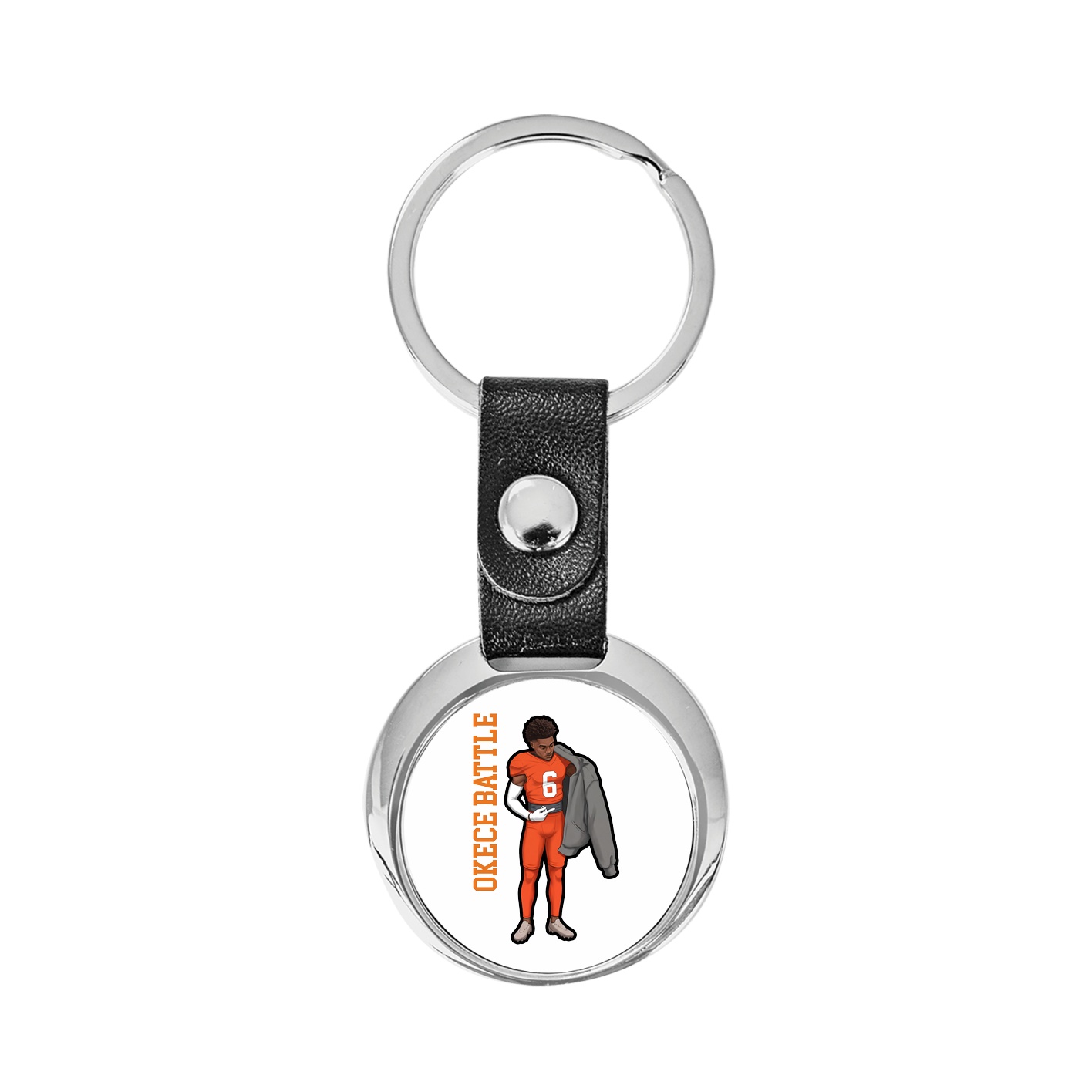 Key Chain — Name Vertical in Classic