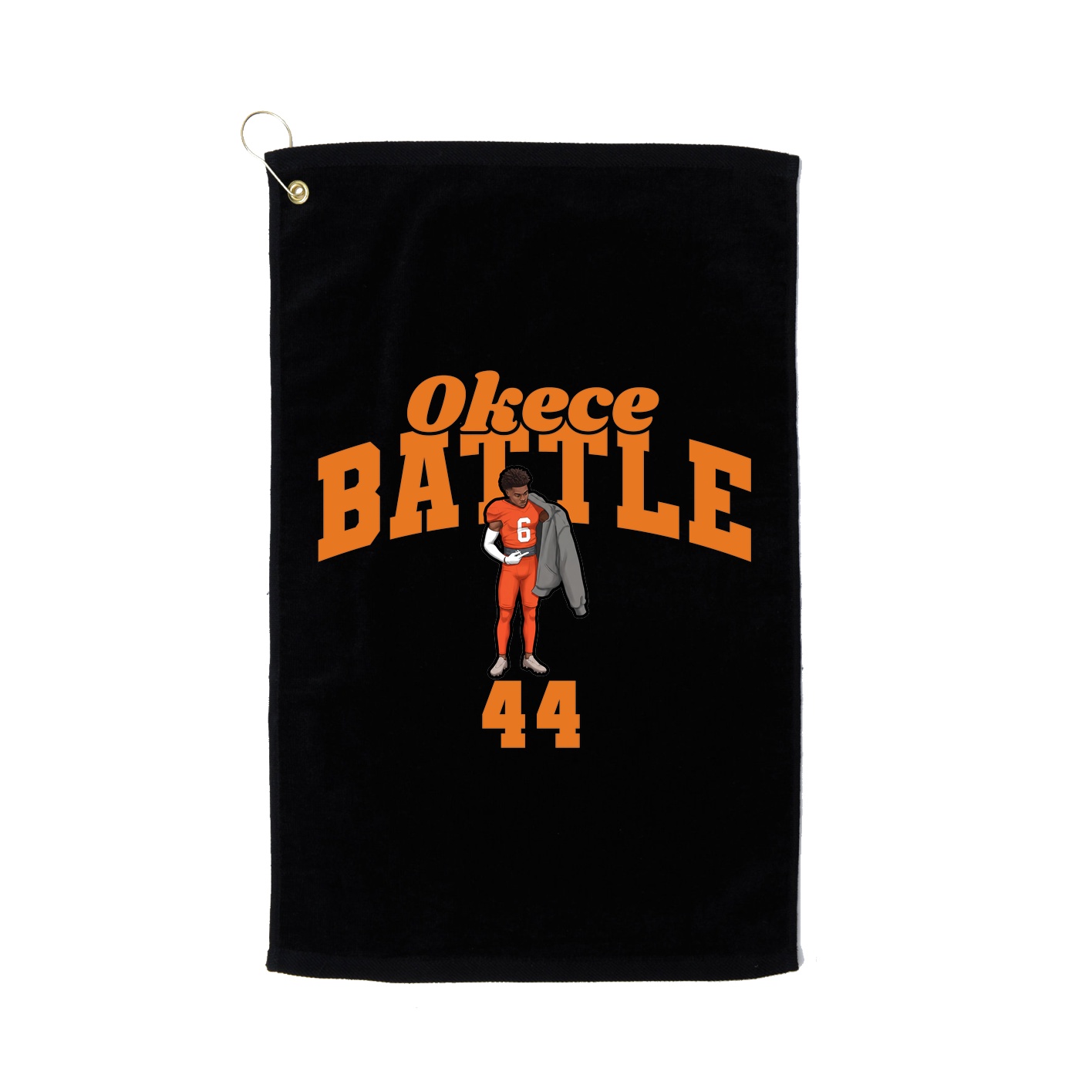 Golf Towel — Signature Arch in Black