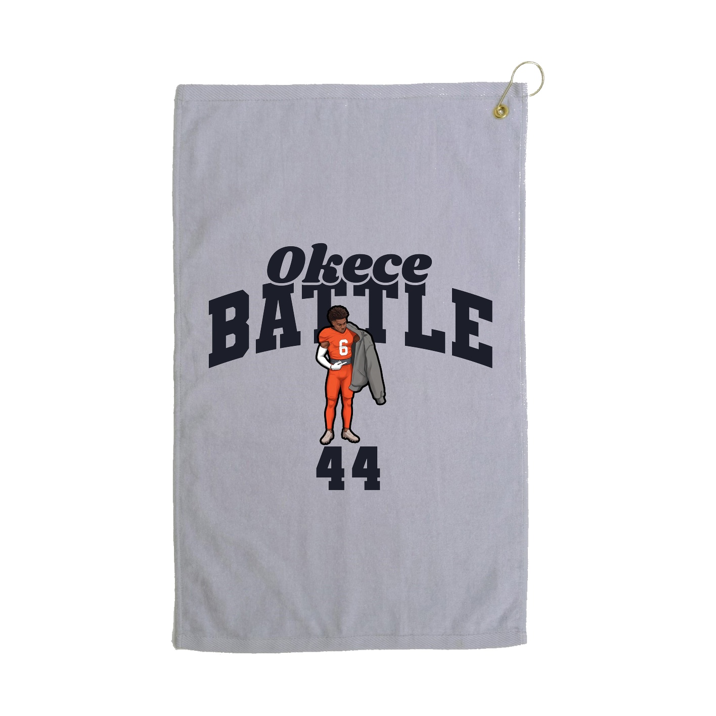 Golf Towel — Signature Arch in Grey