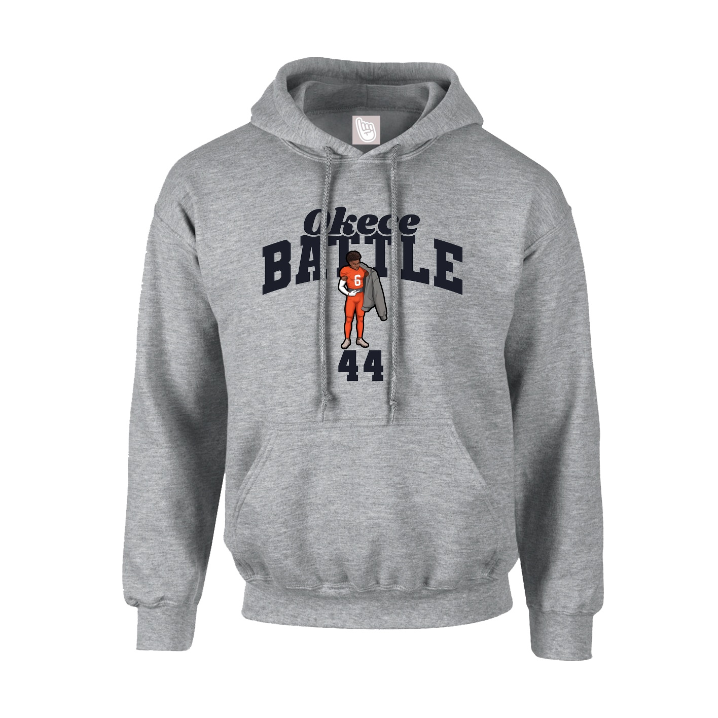 Hoodie — Signature Arch in Grey