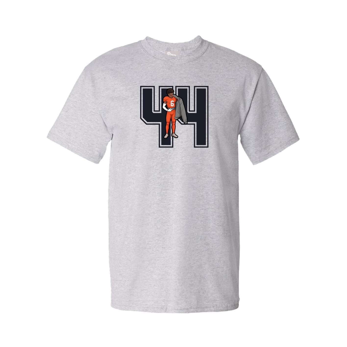 Youth Tee — Number in Grey