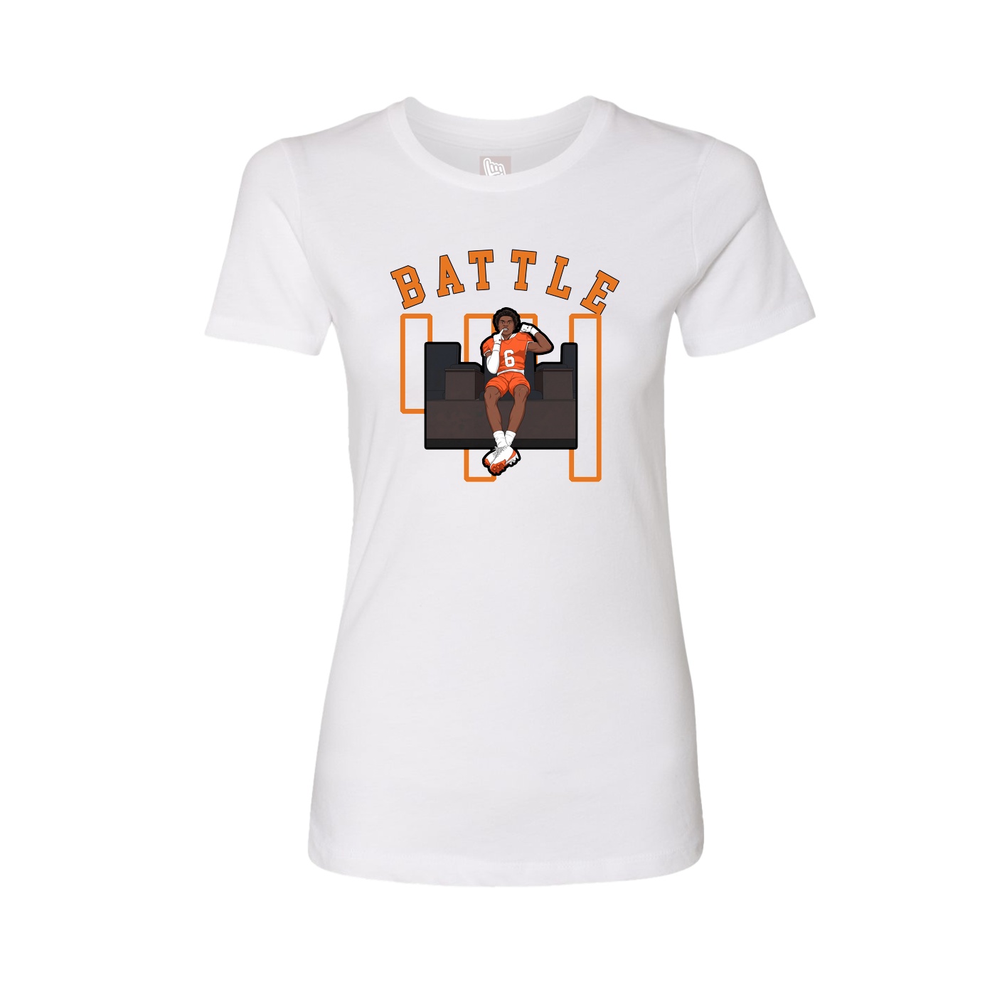 Womens Tee — Shirsey Arch in White