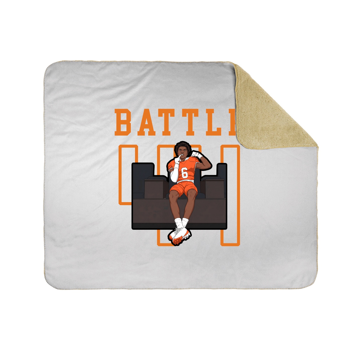 Throw Blanket — Shirsey in White