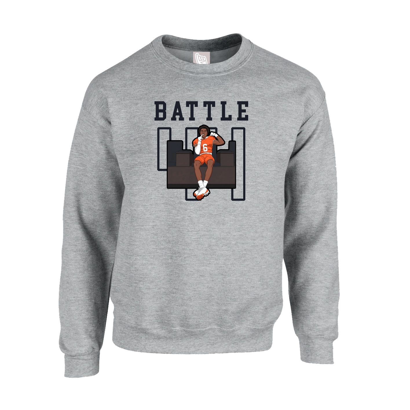 Fleece Crew — Shirsey in Grey