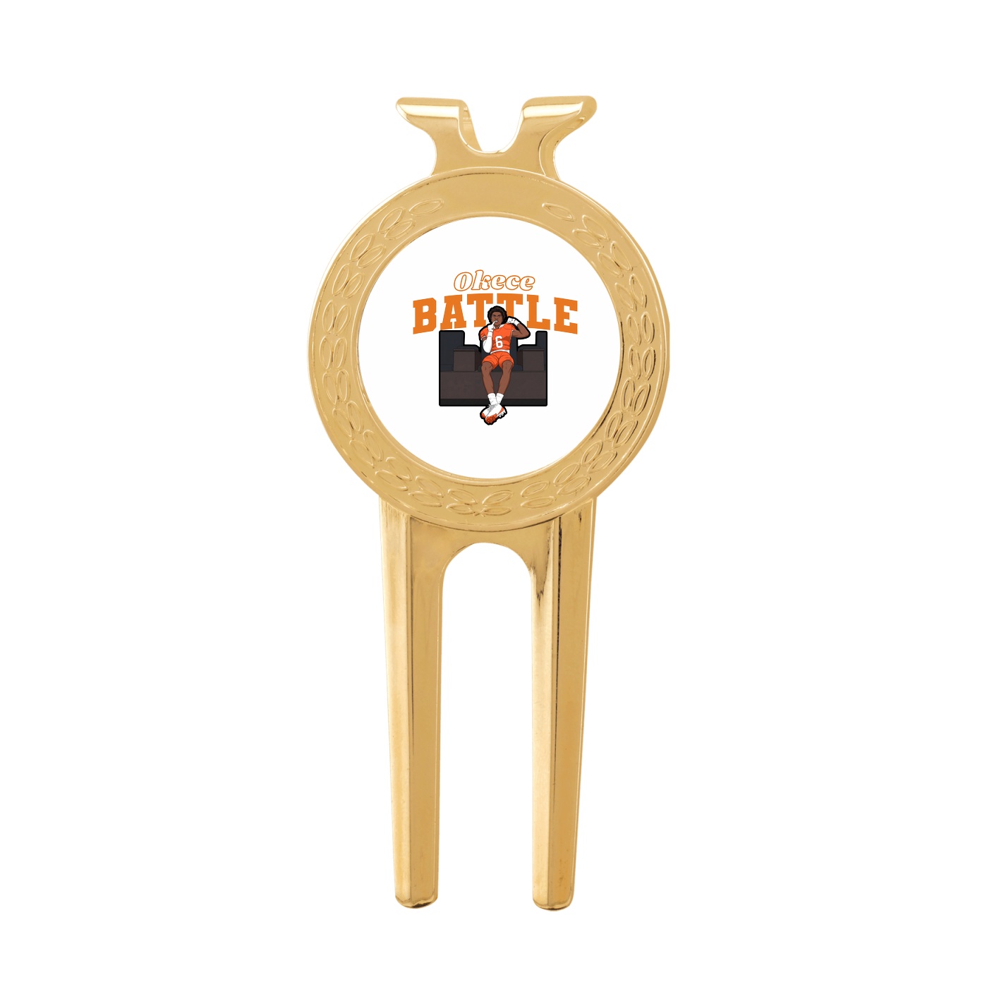 Divot Tool with Ball Marker — Name Arch in Classic