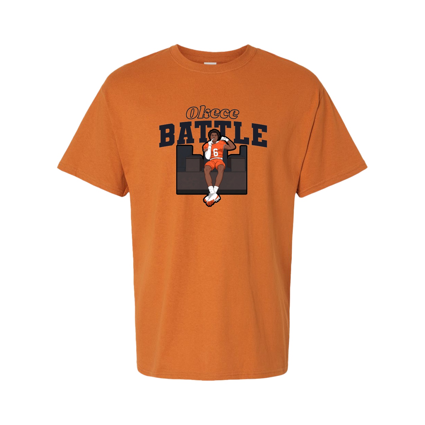 Tee — Name Arch in Orange