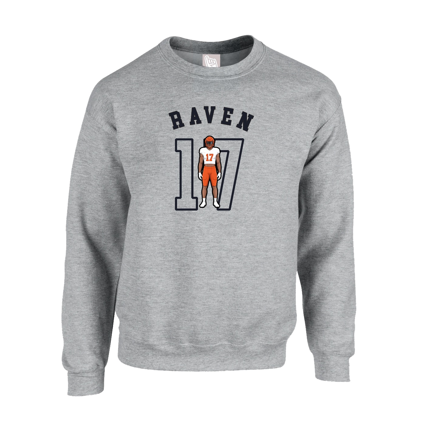 Fleece Crew — Shirsey Arch in Grey