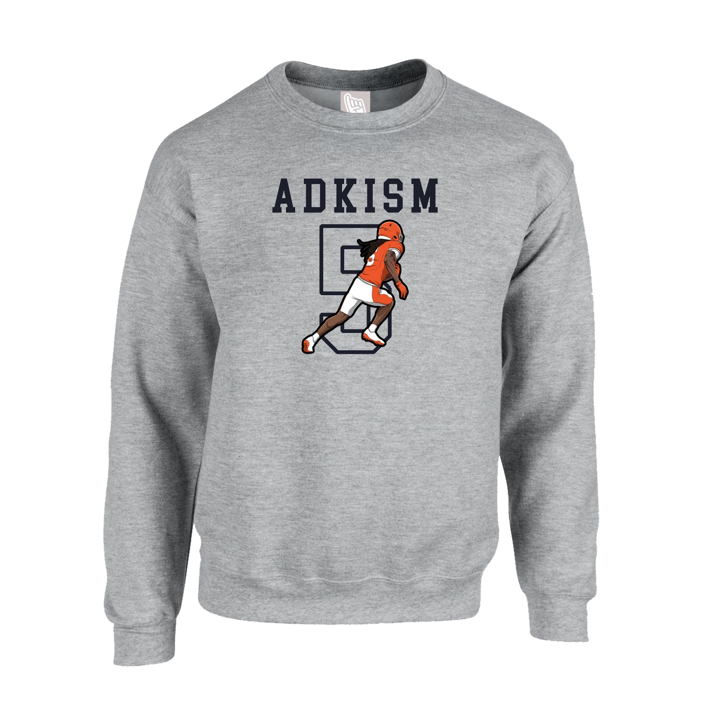 Fleece Crew — Shirsey in Grey