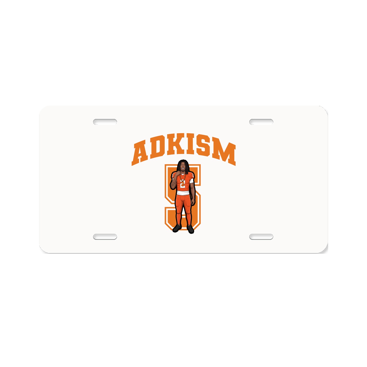License Plate — Number in Classic