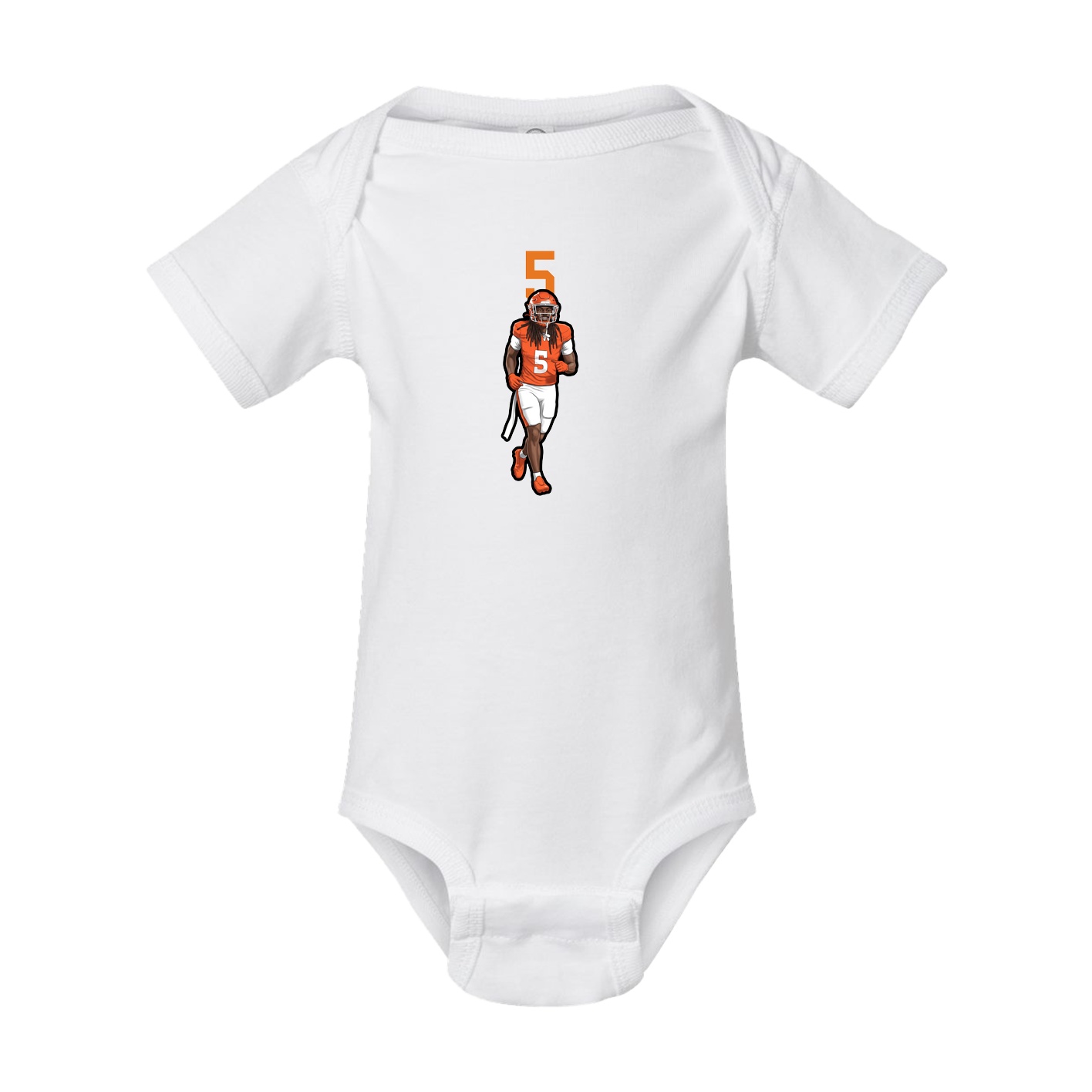 Baby Onesie — Number Top in White