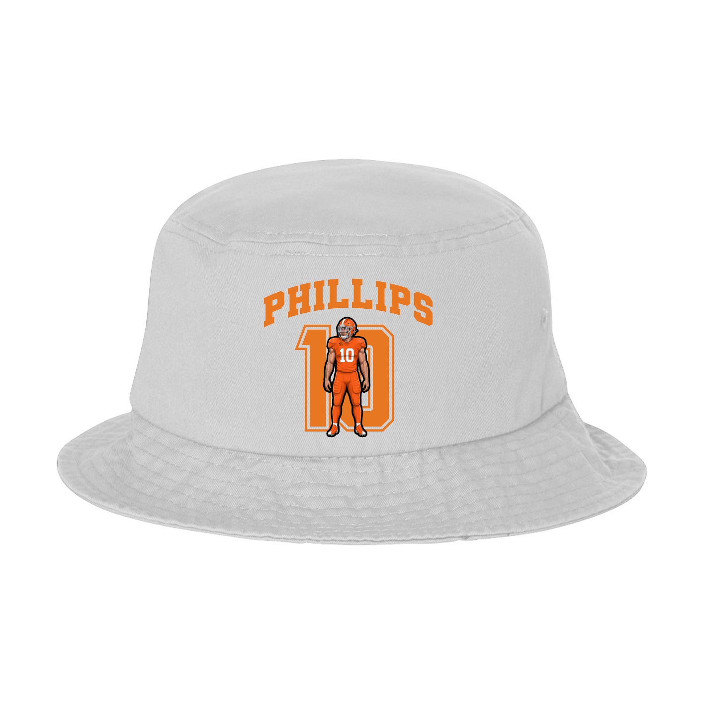 Bucket Cap — Number in White