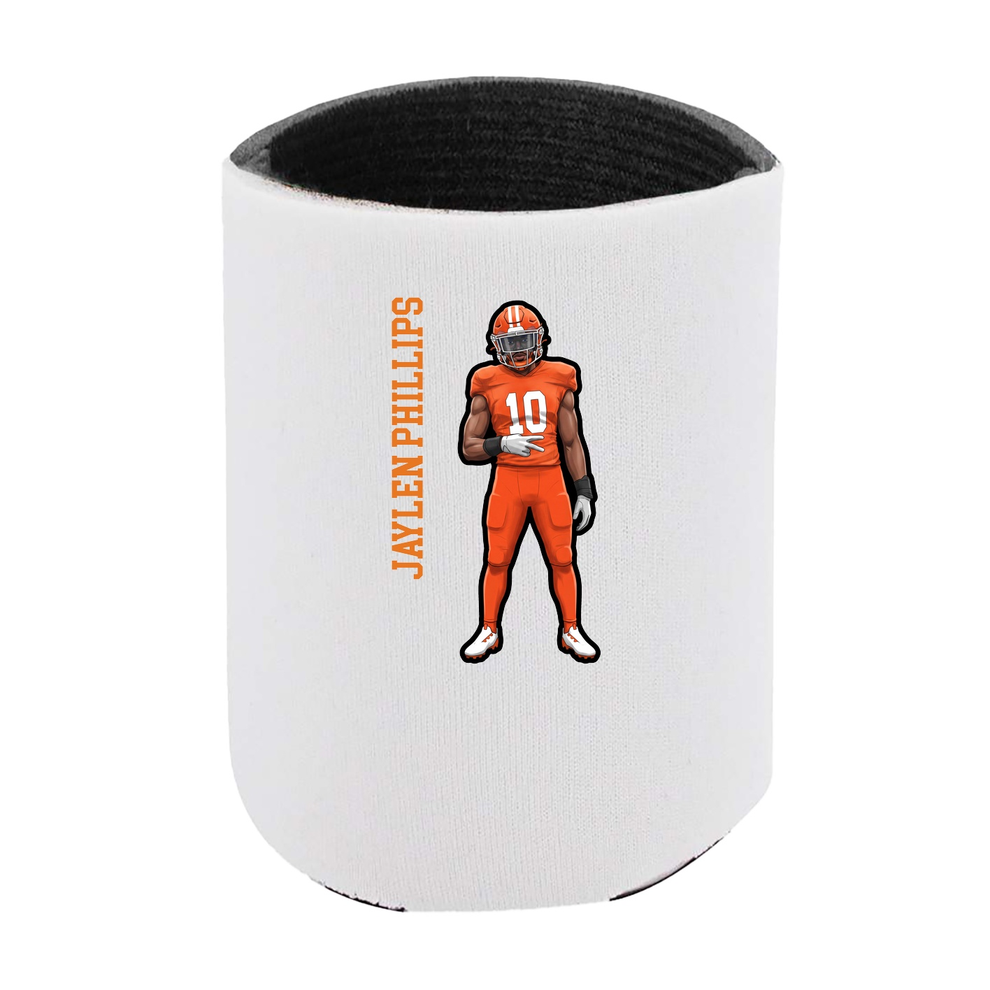Can Holder — Name Vertical in White