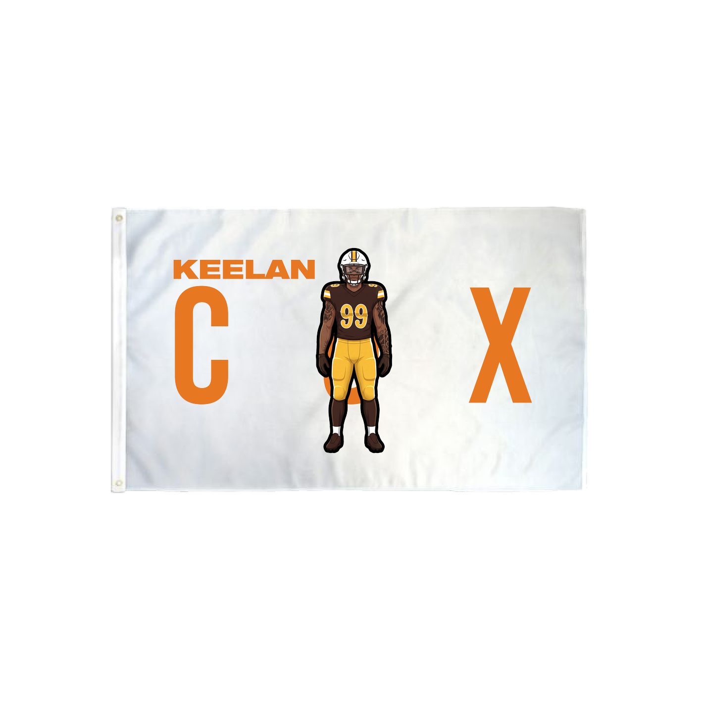 3x5 Flag — Player Name in Classic