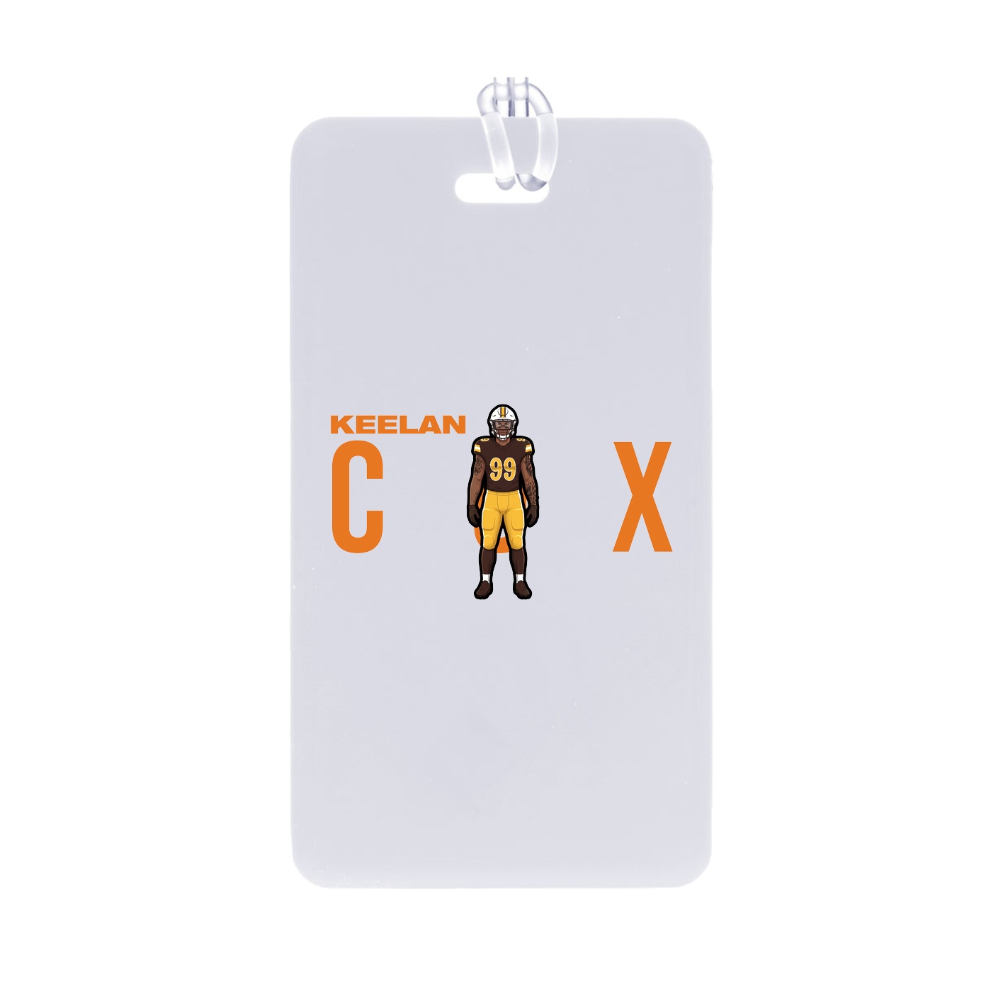Bag Tag — Player Name in Classic