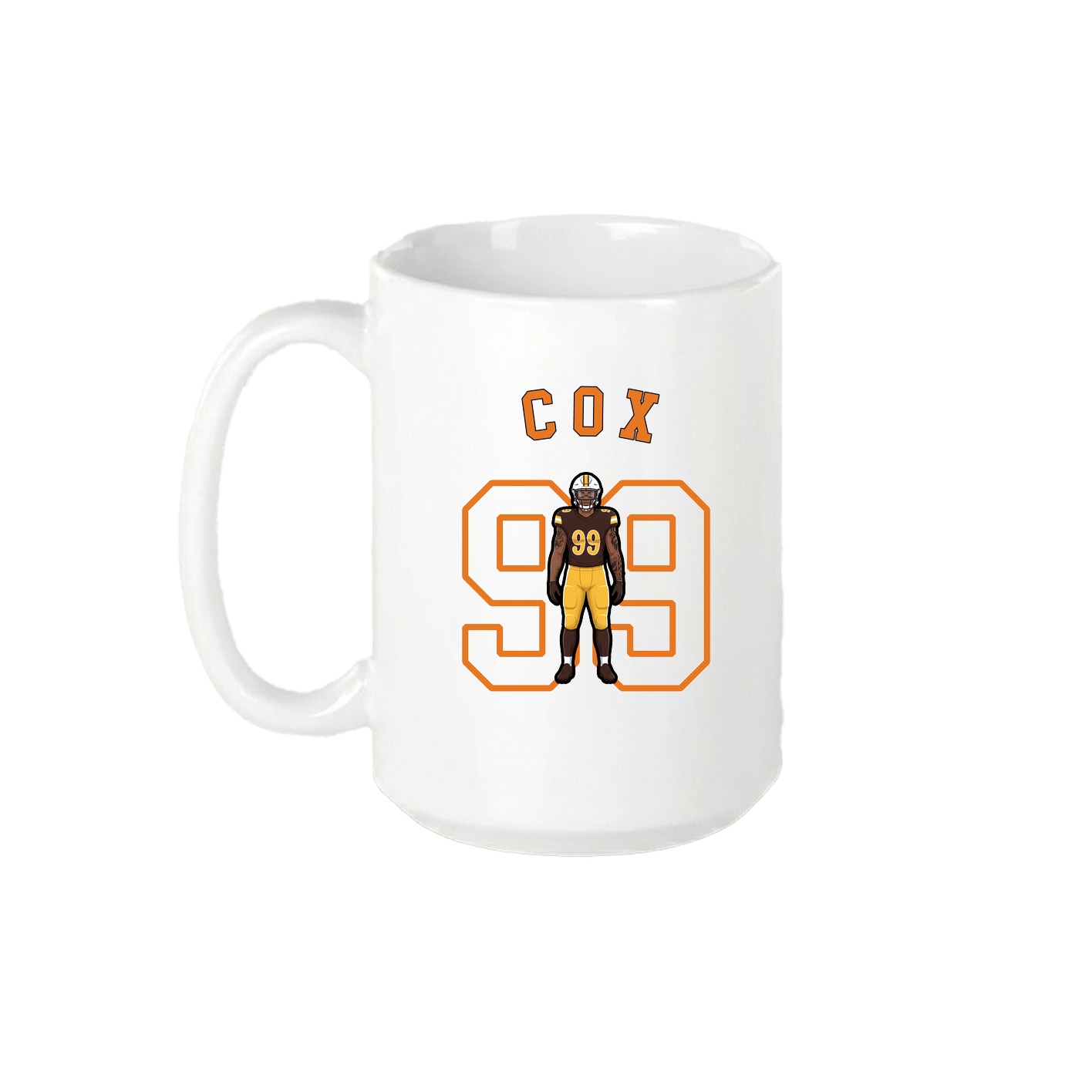 15oz Coffee Mug — Shirsey Arch in White