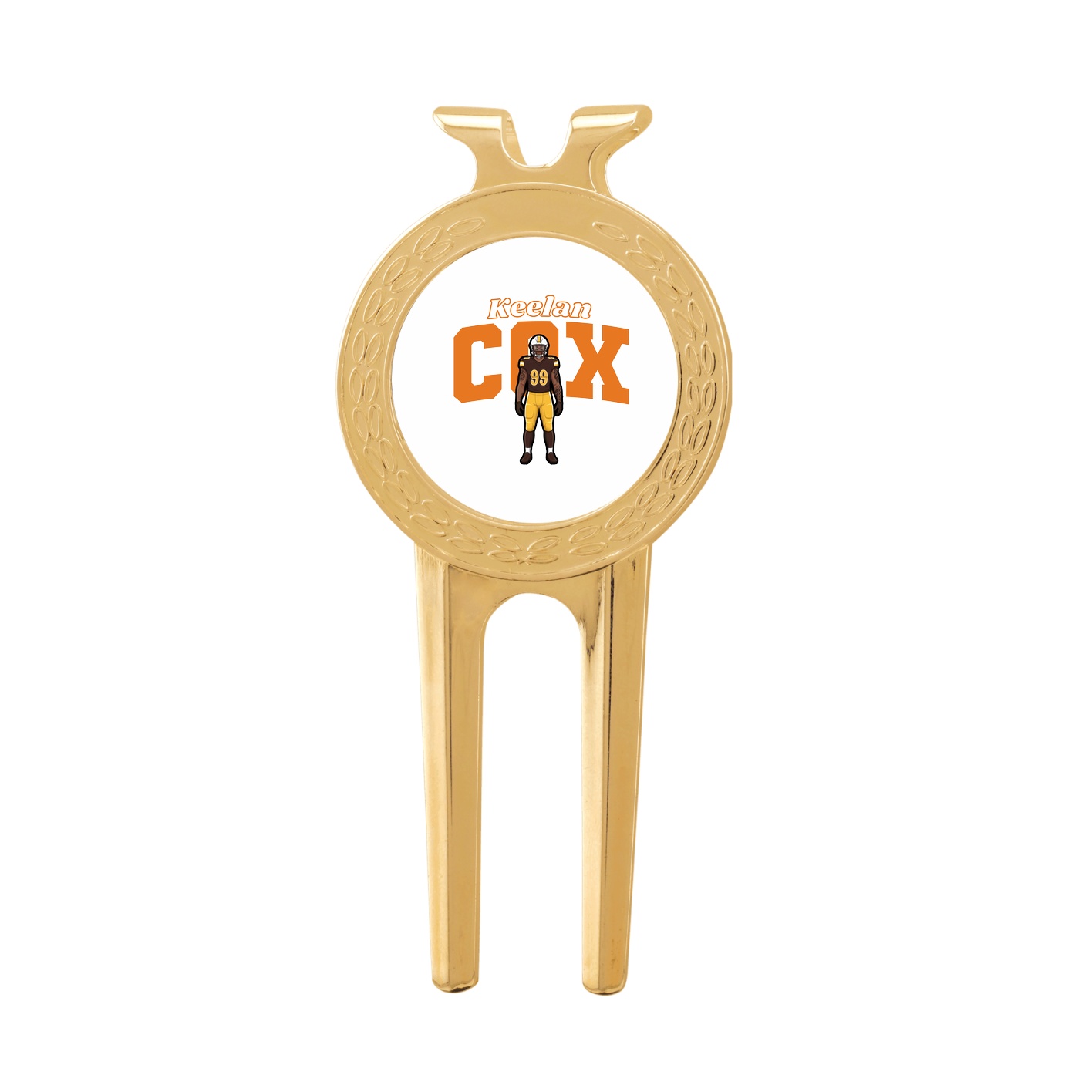 Divot Tool with Ball Marker — Name Arch in Classic