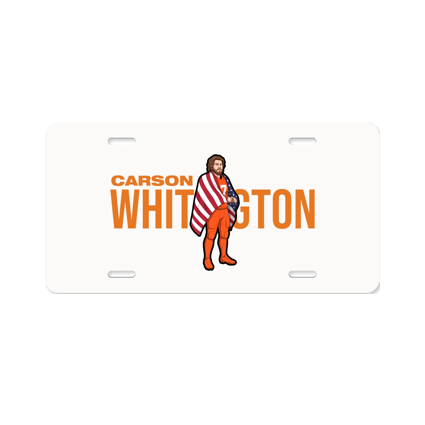 License Plate — Player Name in Classic
