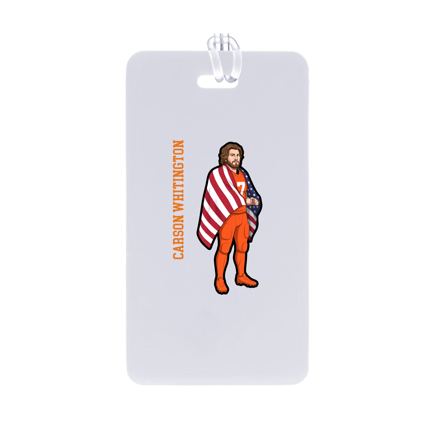 Bag Tag — Name Vertical in Classic