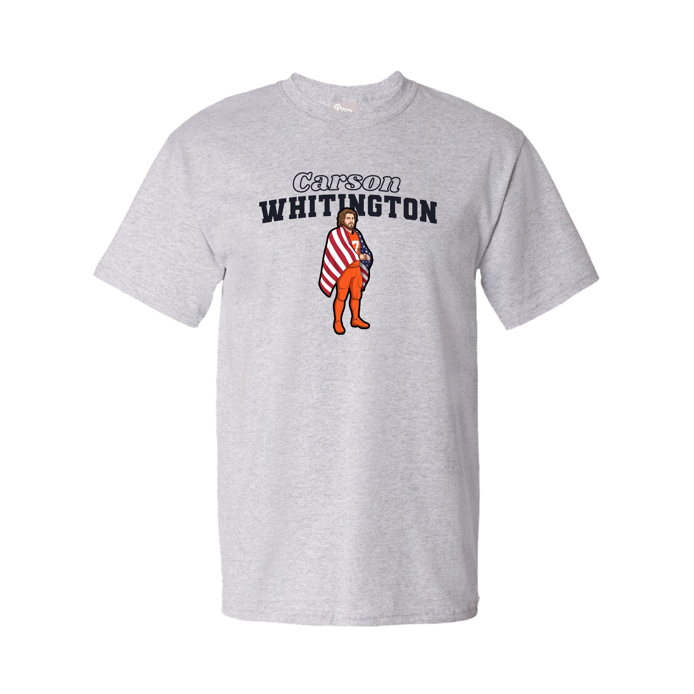 Youth Tee — Name Arch in Grey