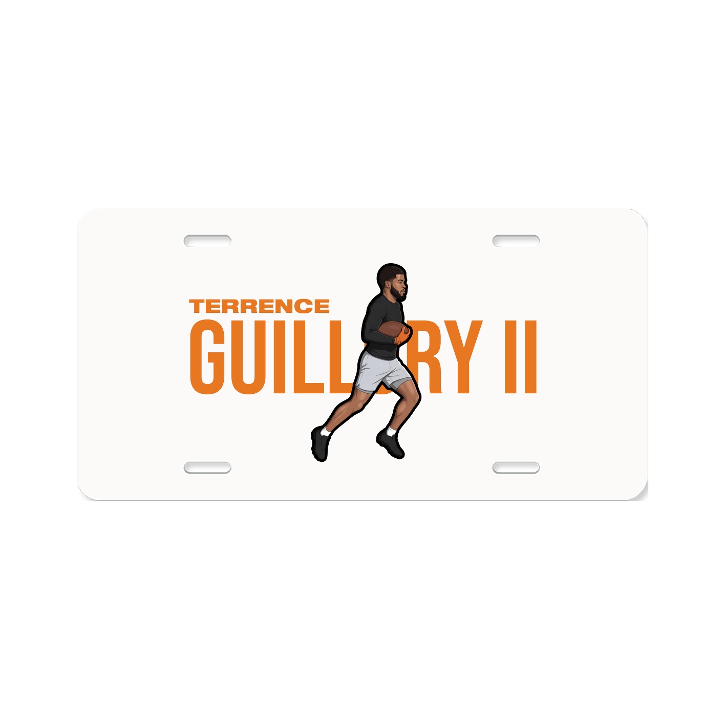 License Plate — Player Name in Classic
