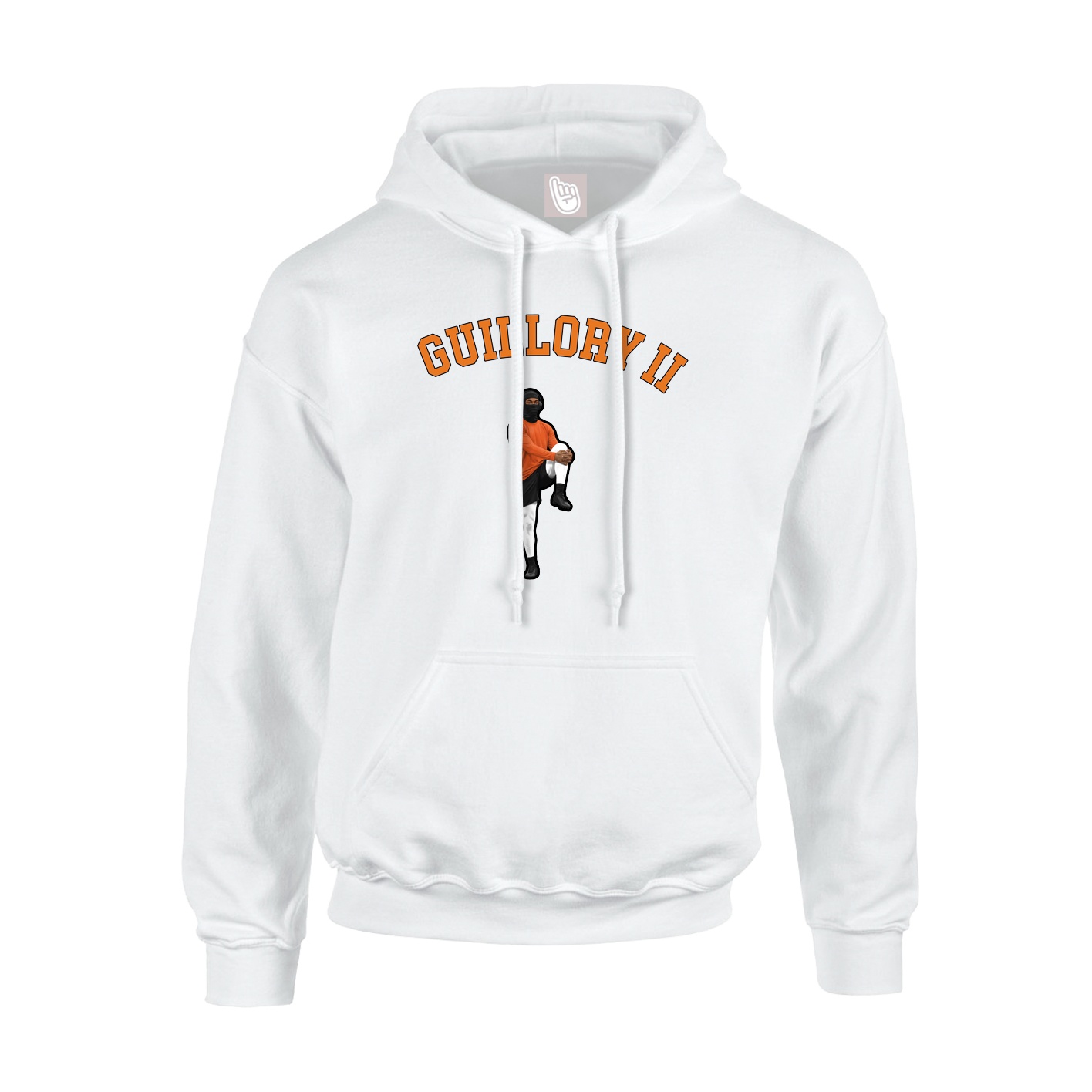 Youth Hoodie — Shirsey Arch in White