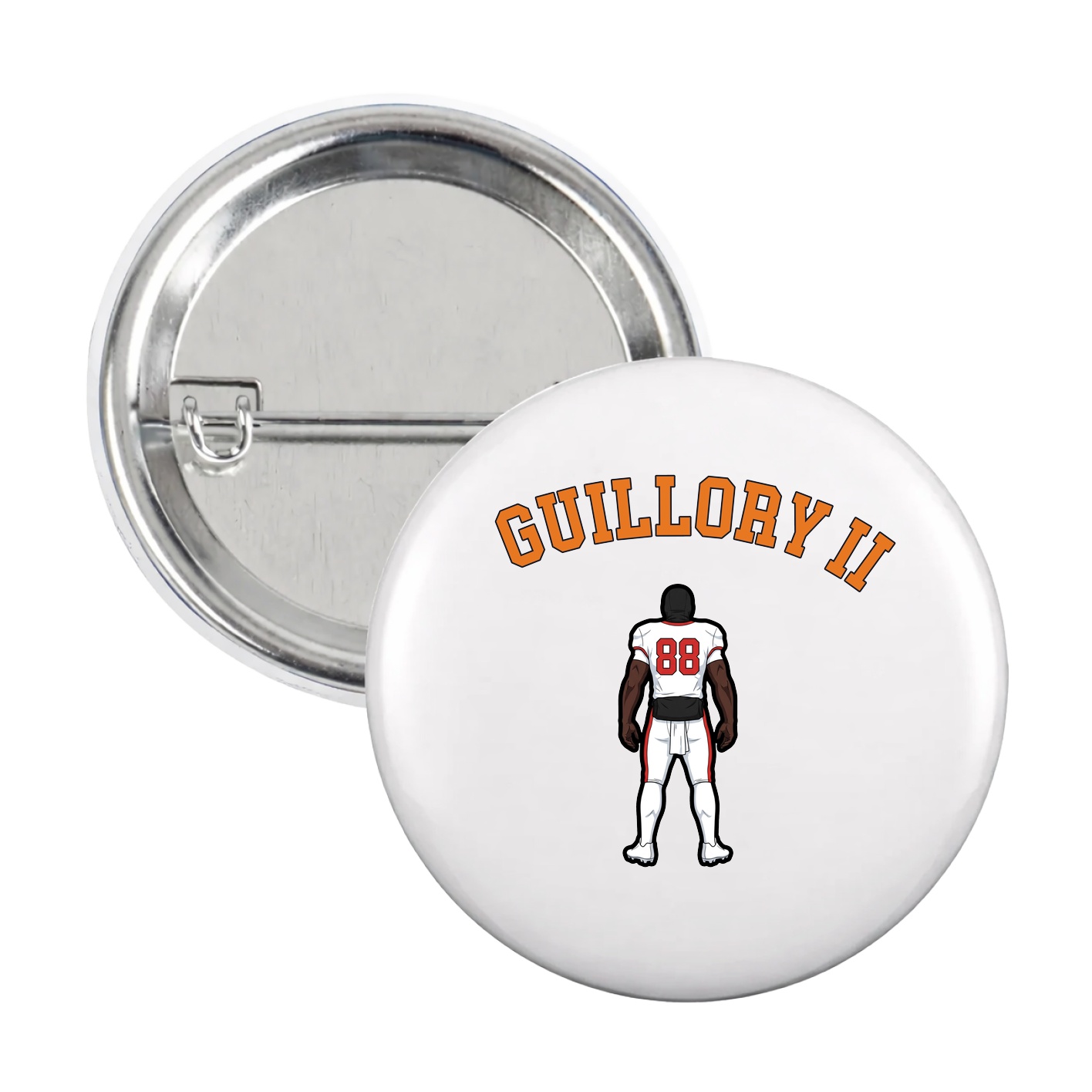 Game Day Button — Shirsey Arch in White