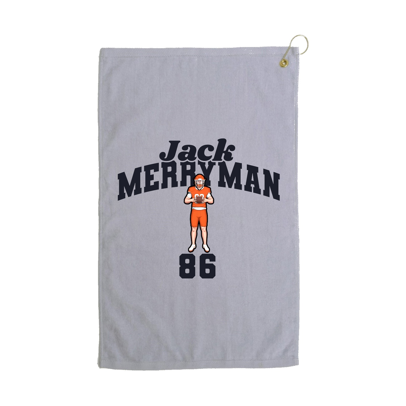 Golf Towel — Signature Arch in Grey