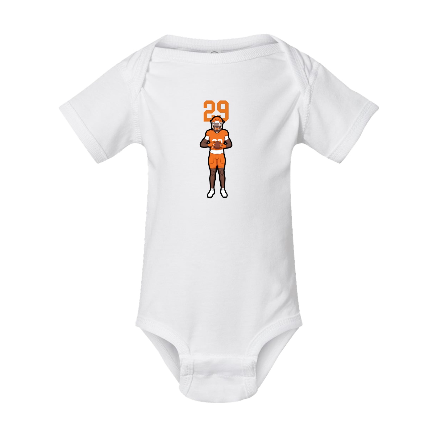 Baby Onesie — Number Top in White
