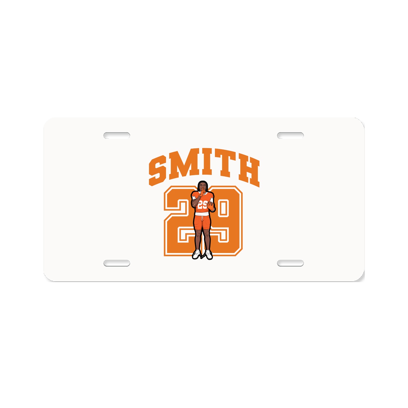 License Plate — Number in Classic