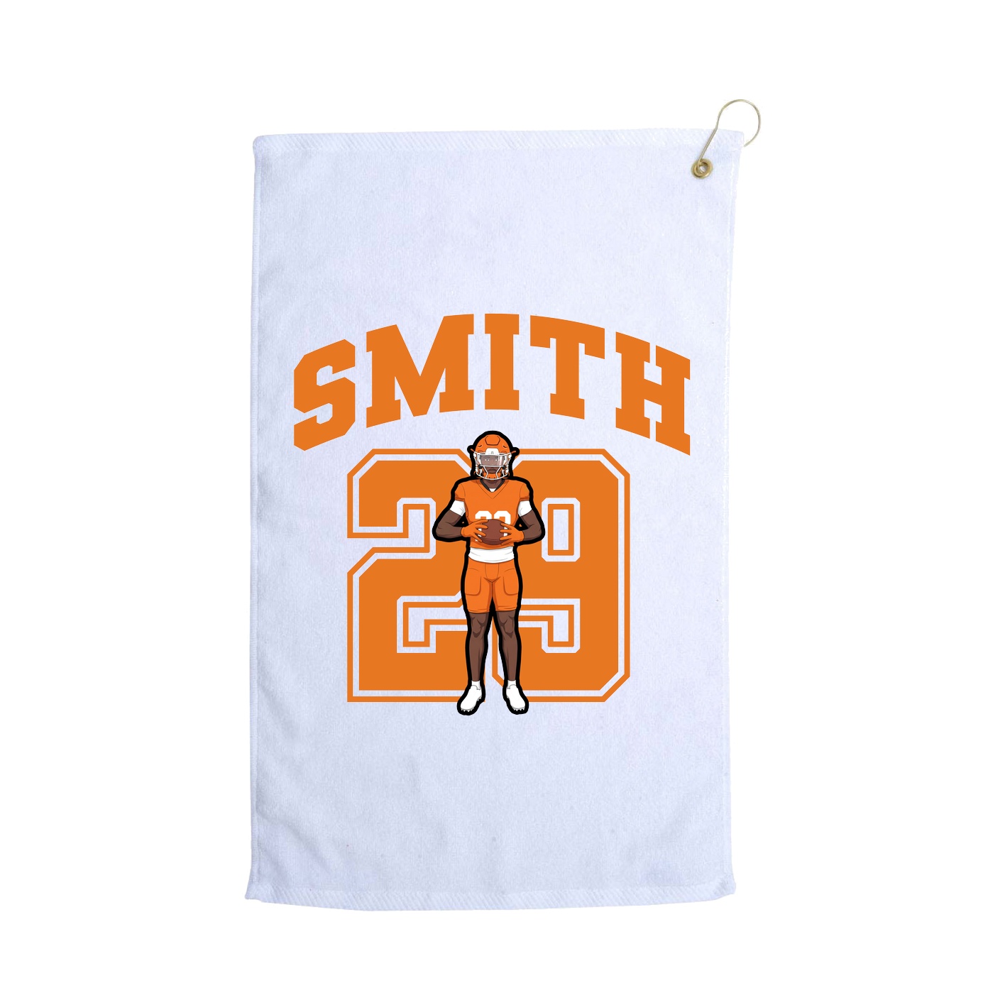 Golf Towel — Number in White
