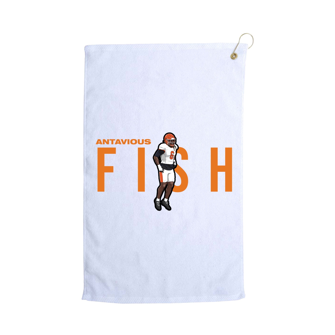 Golf Towel — Player Name in White