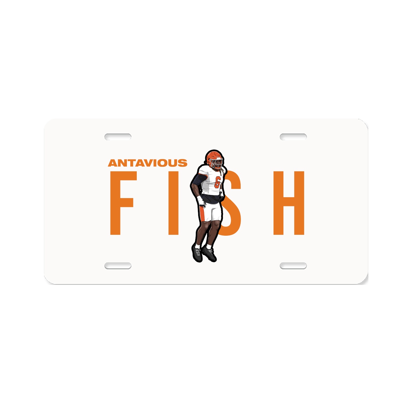 License Plate — Player Name in Classic