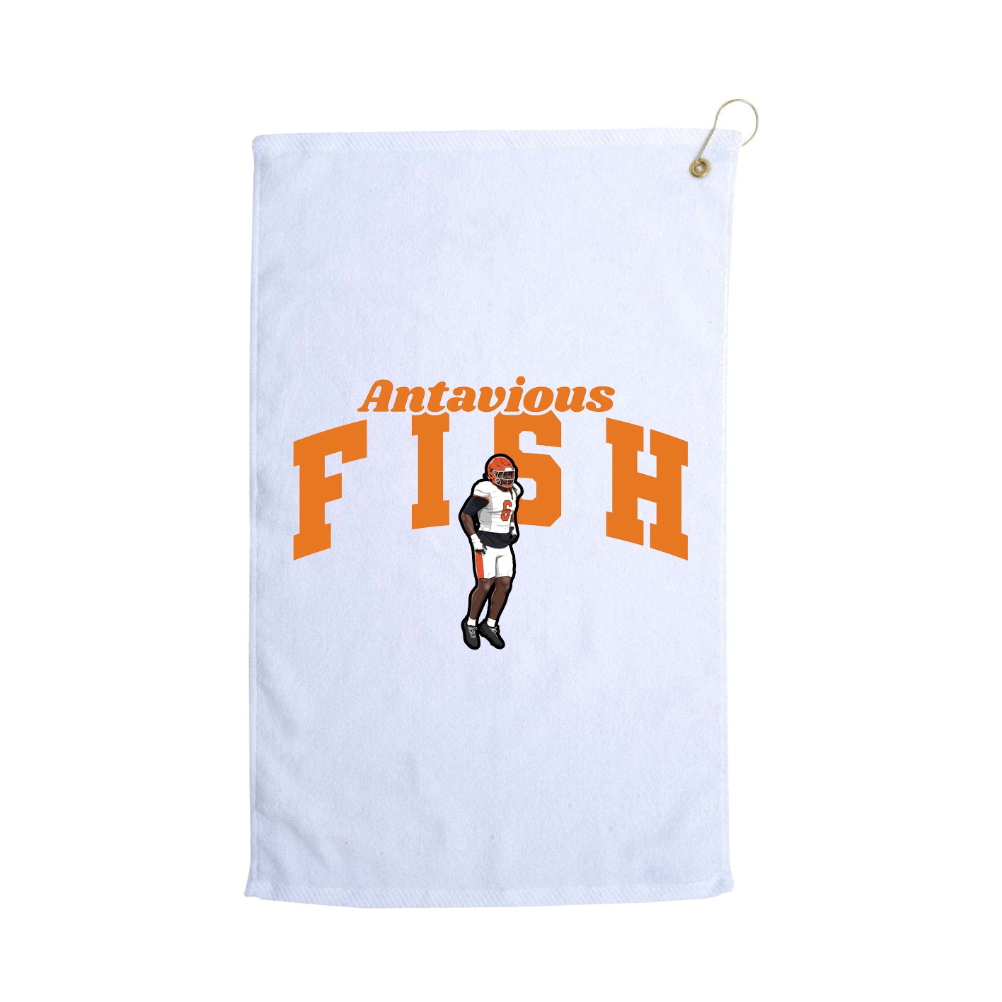 Golf Towel — Signature Arch in White