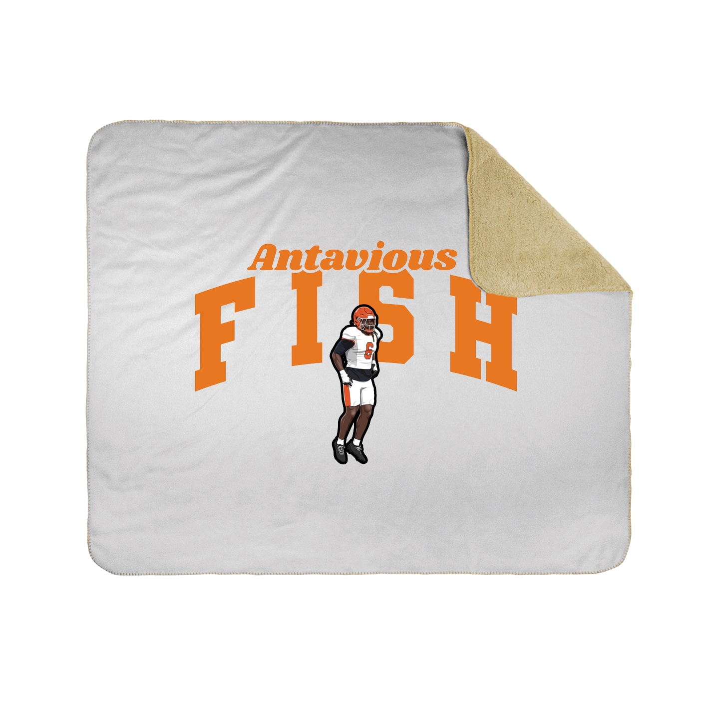 Throw Blanket — Signature Arch in White