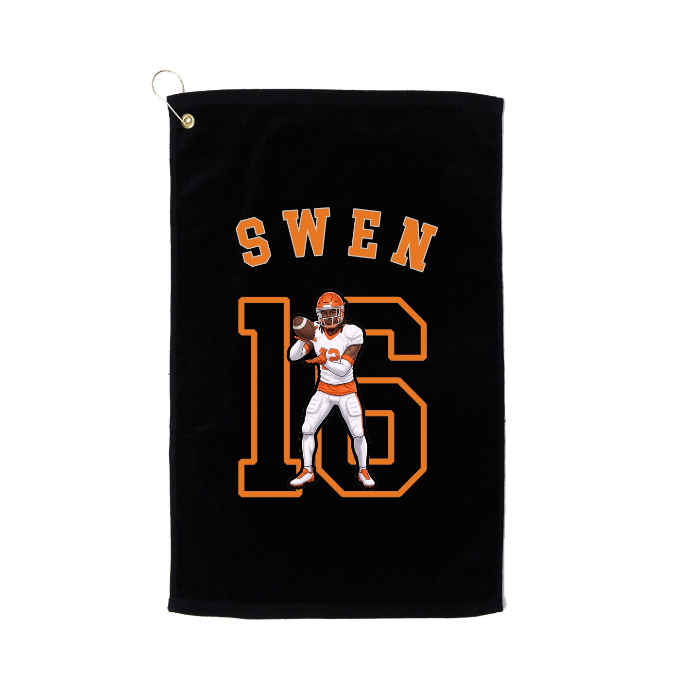 Golf Towel — Shirsey Arch in Black