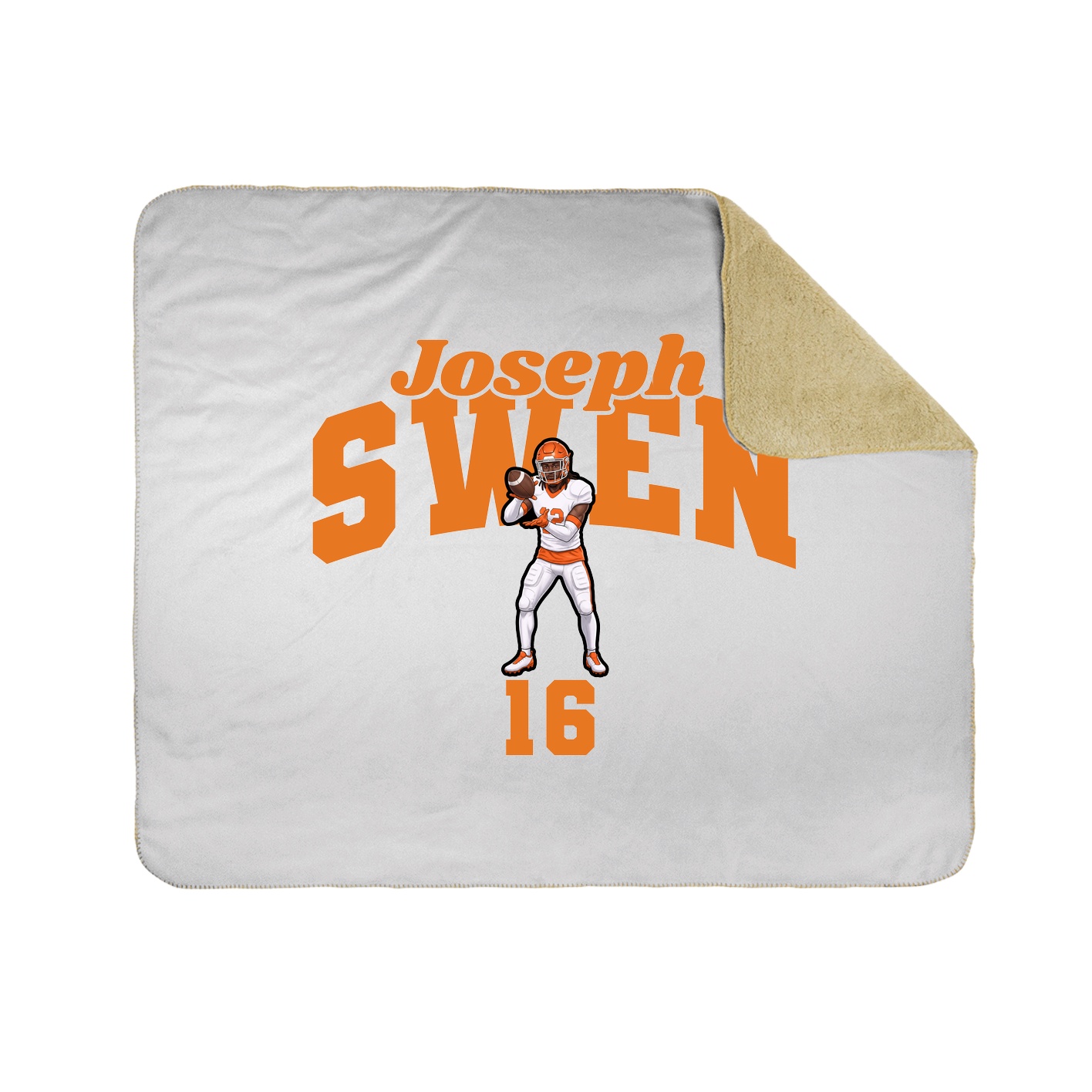 Throw Blanket — Signature Arch in White