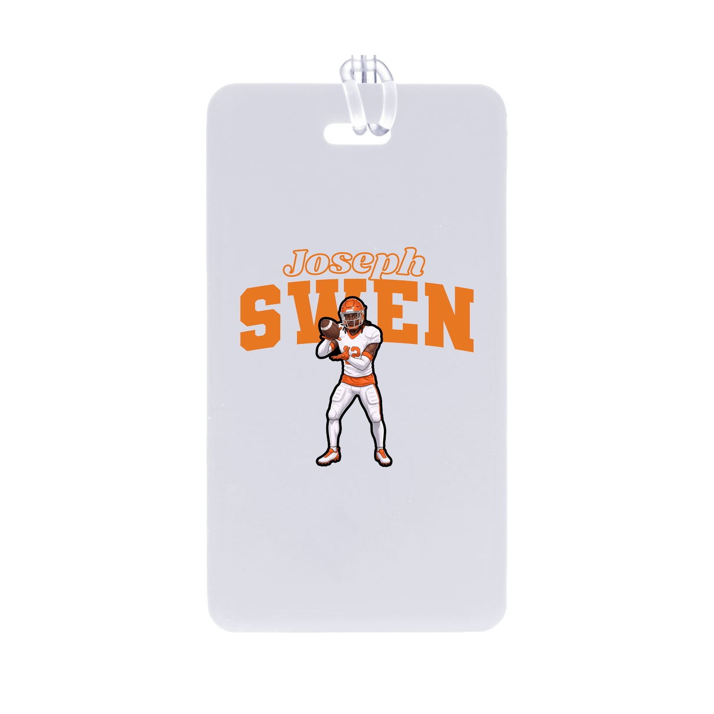 Bag Tag — Name Arch in Classic