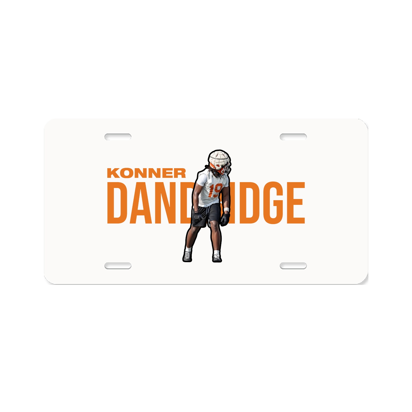 License Plate — Player Name in Classic