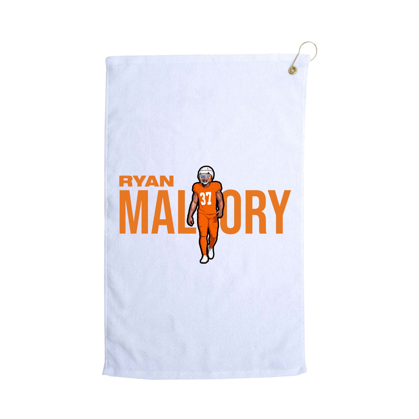 Golf Towel — Player Name in White