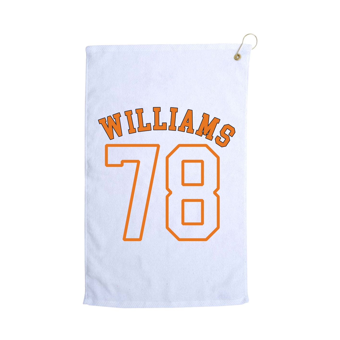 Golf Towel — Shirsey Arch in White