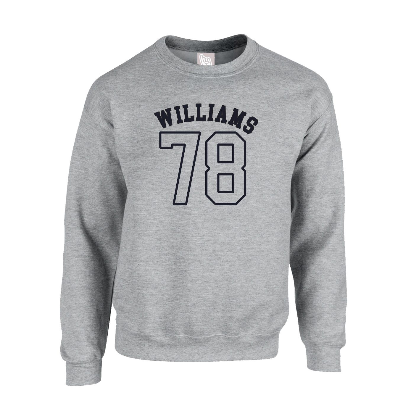 Fleece Crew — Shirsey Arch in Grey