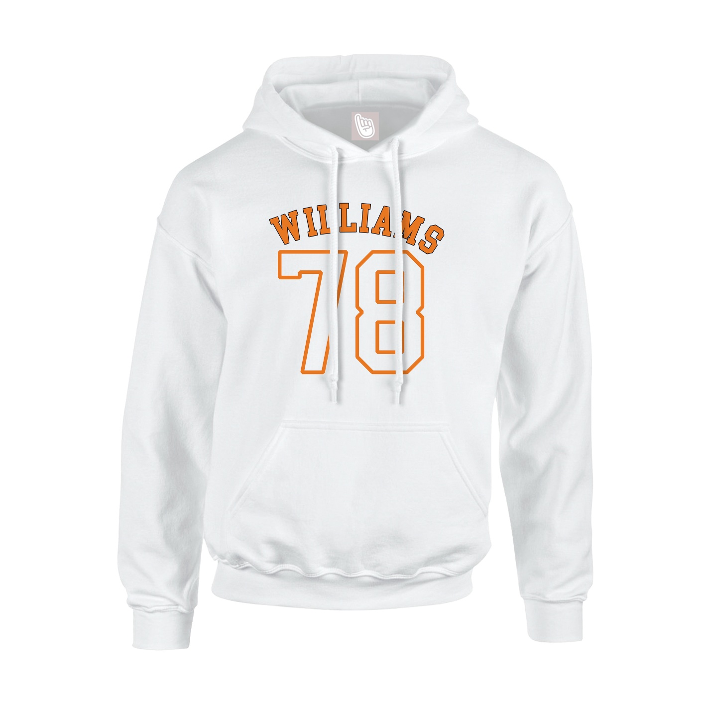 Youth Hoodie — Shirsey Arch in White